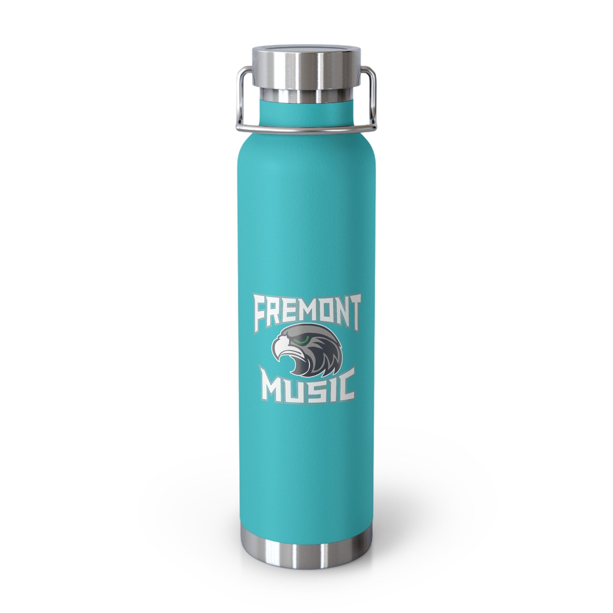 Fremont Music 22oz Copper Vacuum Insulated Bottle — Red Stainless Steel Thermos