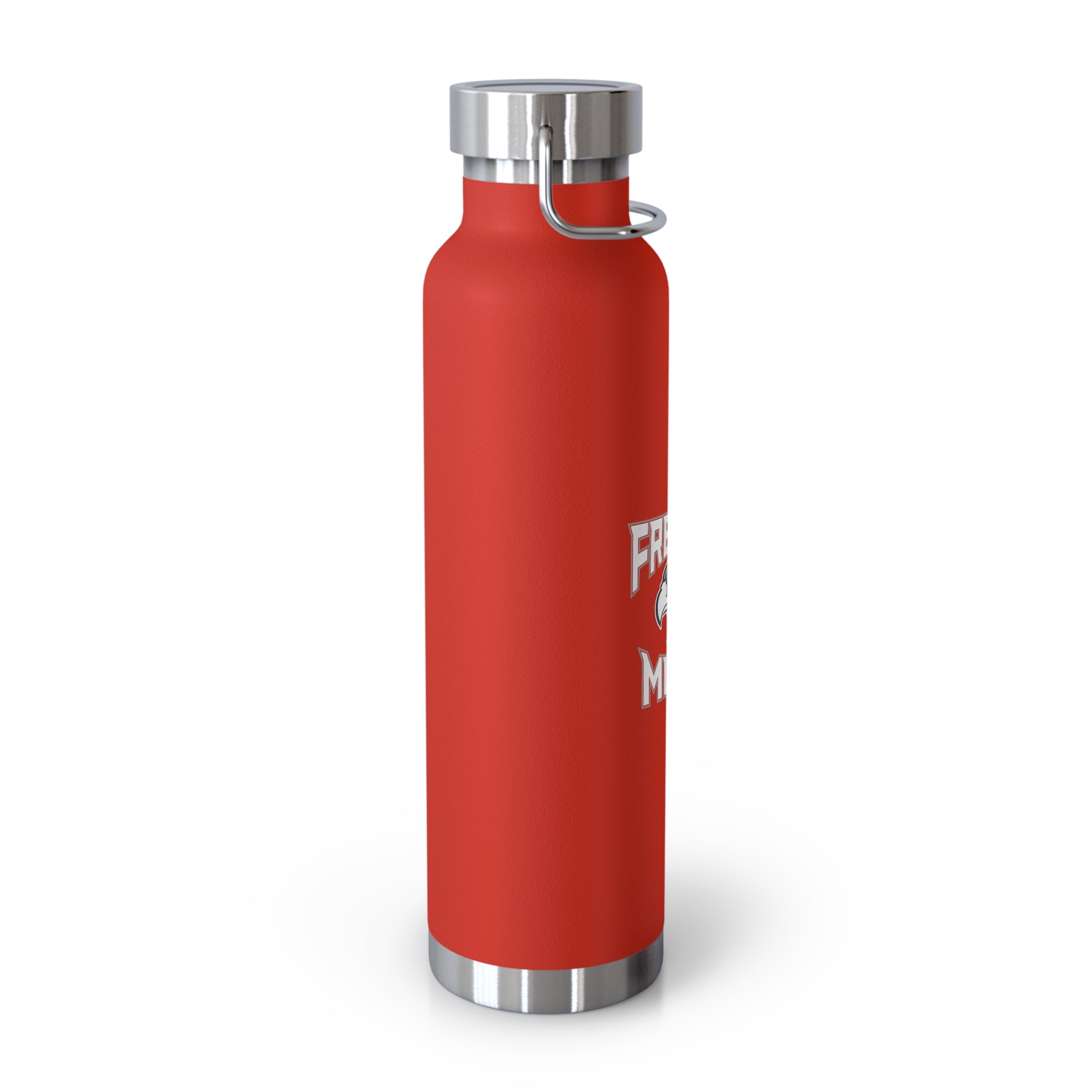 Fremont Music 22oz Copper Vacuum Insulated Bottle — Red Stainless Steel Thermos