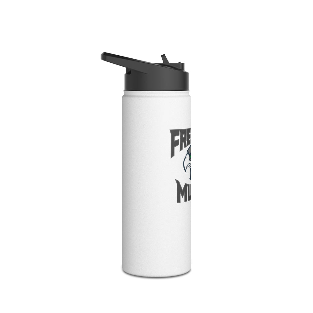 Fremont Music Stainless Steel Water Bottle — Insulated School Band Bottle with Hawk Logo