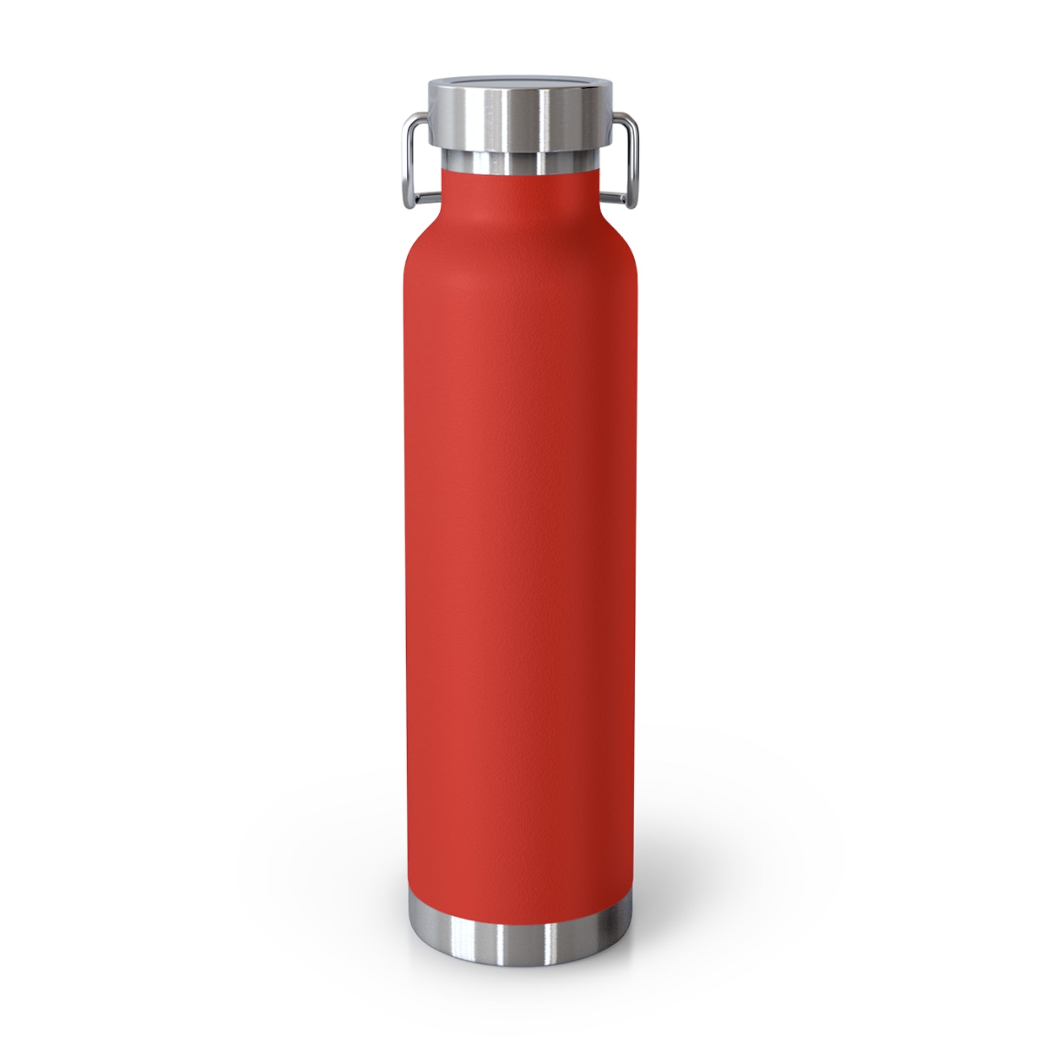 Fremont Music 22oz Copper Vacuum Insulated Bottle — Red Stainless Steel Thermos