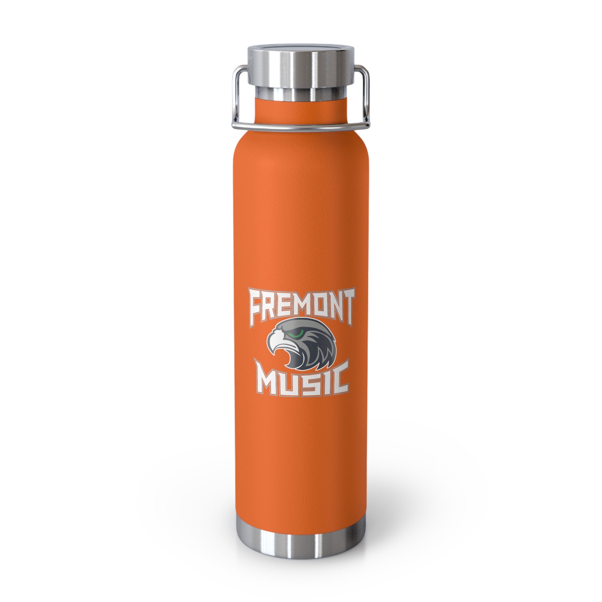 Fremont Music 22oz Copper Vacuum Insulated Bottle — Red Stainless Steel Thermos