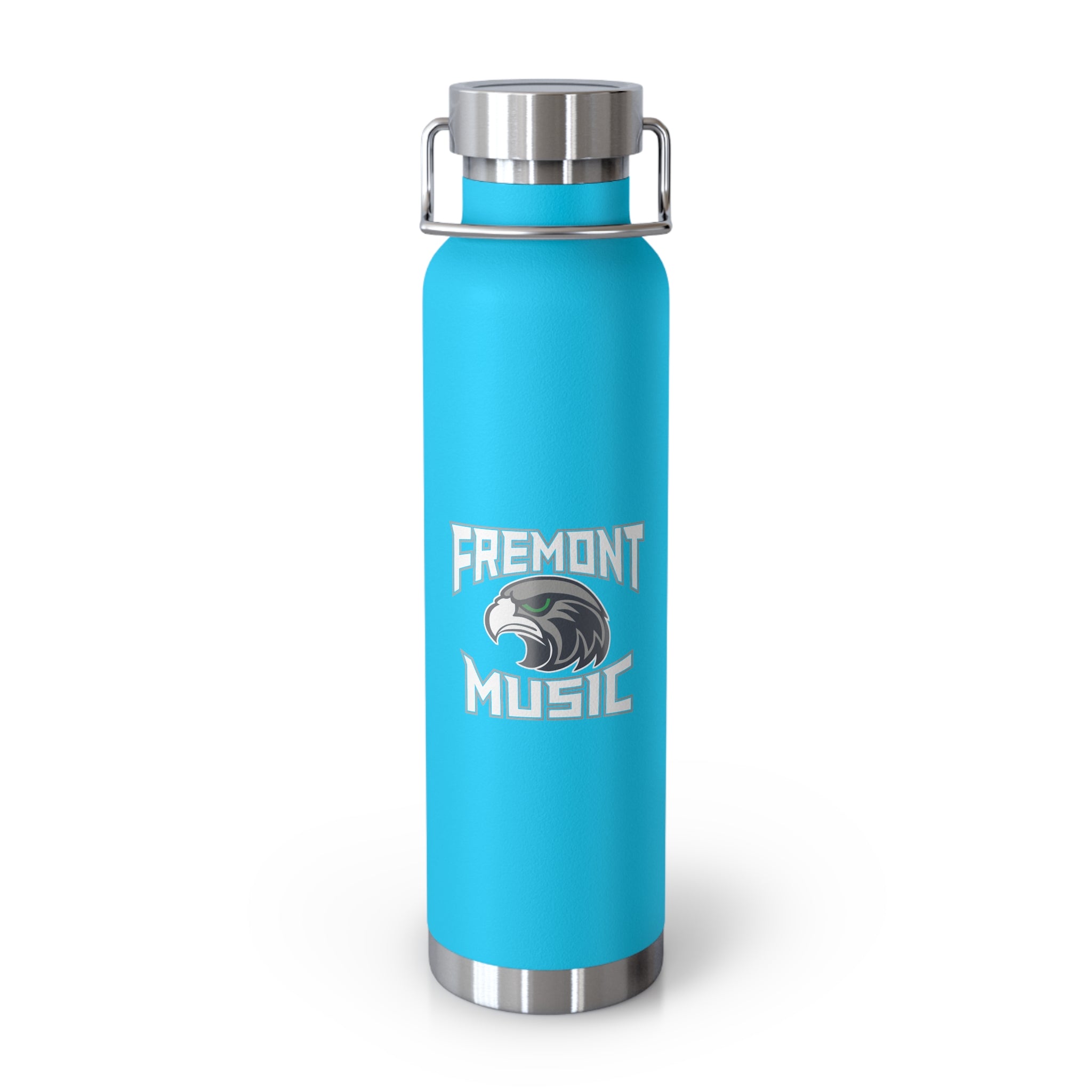 Fremont Music 22oz Copper Vacuum Insulated Bottle — Red Stainless Steel Thermos